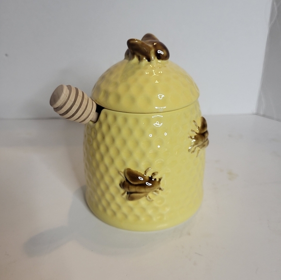 Other - Honey jar & dipper